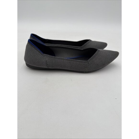 Rothy's Point Birdseye Gray Women's Shoes Flats Loafers Slip Size 9.5 - Picture 4 of 9